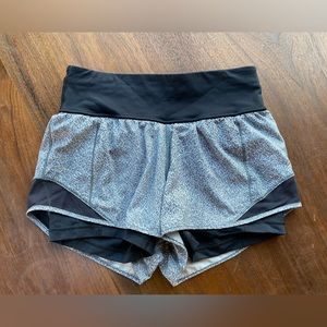 Lululemon Layered Spandex Running Shorts
